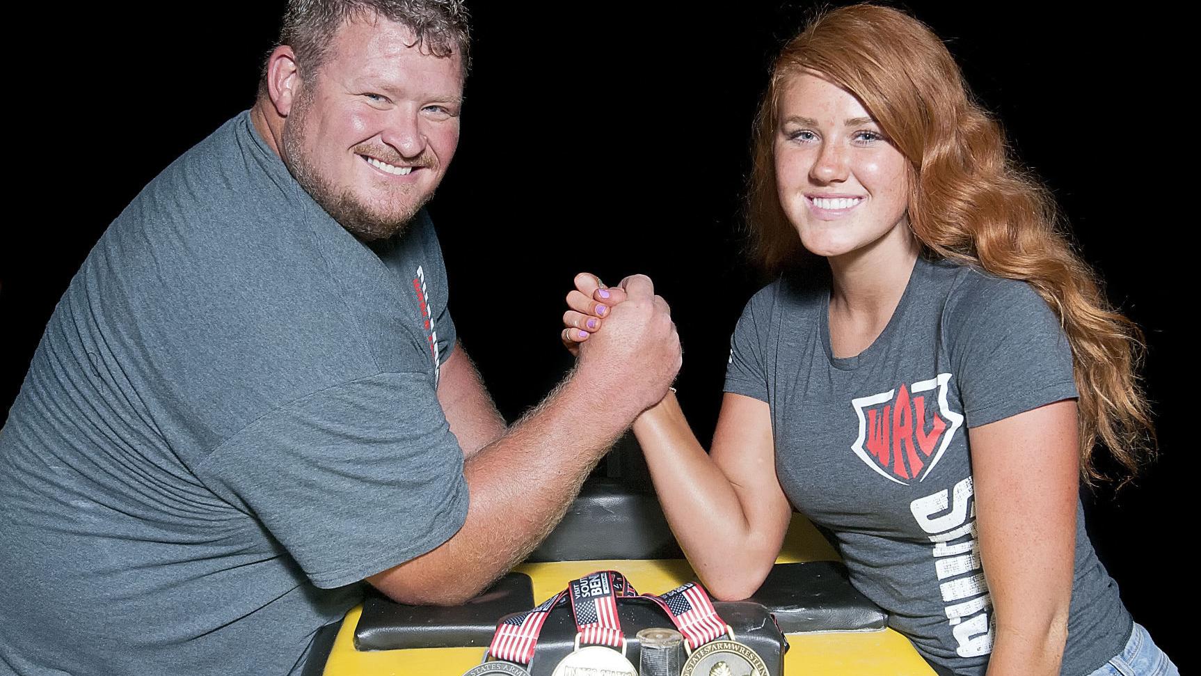 Father Daughter Qualify For World Championships Local Sports Hjnews Com 2022 Arm Wrestling Championship Winners Ny
