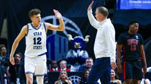 USU men’s basketball: Aggies throttle Rebels, advance at MW tourney