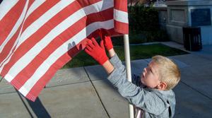 Grand flag display