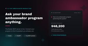 Roster Names SaaS Veteran Raj Nijjer CEO & Launches MCP Server for its Brand Ambassador Platform