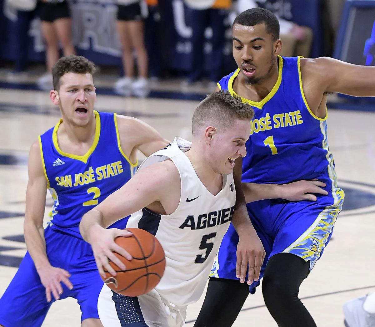 Aggies Roll Past Spartans At Home Usu Sports Hjnews Com