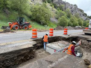 Updates on construction along 300 North, Canyon Road and Logan Canyon