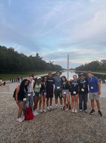 Wilkes and her group in D.C.