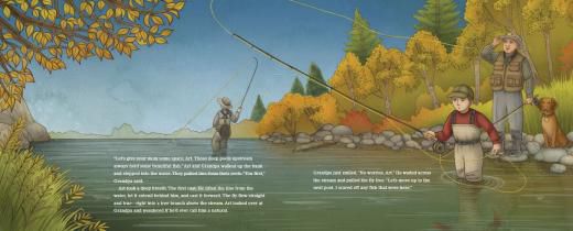 Book connects kids with fly fishing, Logan Hj