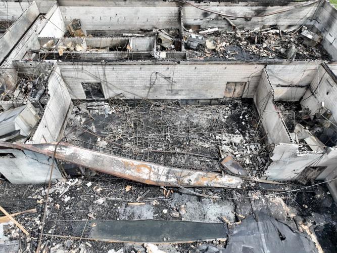 Fire at Highland High School