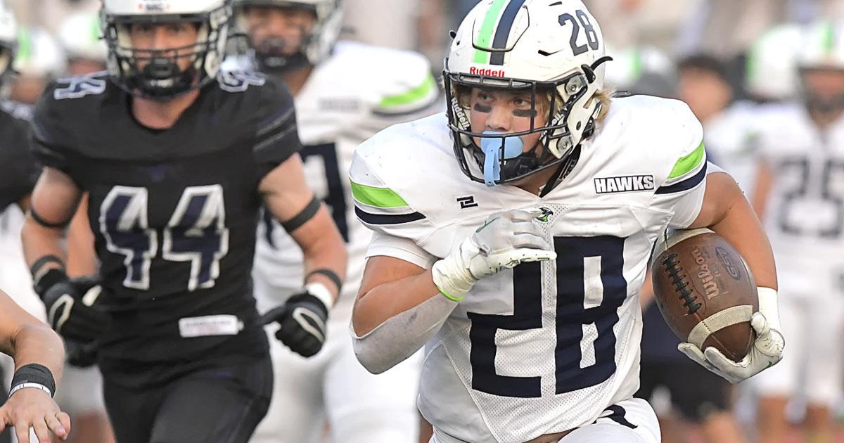 Prep football: Riverhawks break tight game with Mustangs open in second ...