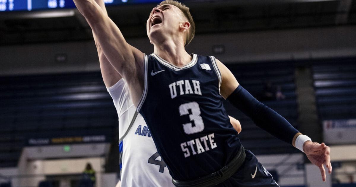USU men’s basketball: Aggies pick up MW road win over Falcons