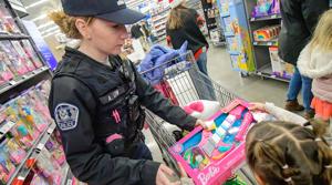 Cache Valley law enforcement officers take kids on holiday shopping spree