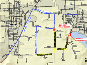 Cache County advises public of 2-week closure on 2400 West near Hyrum