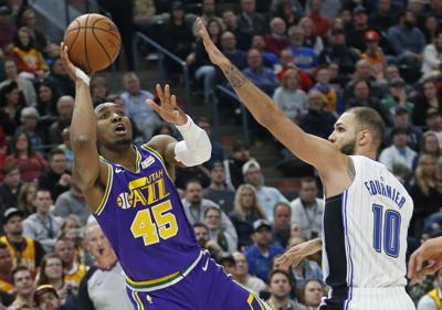 Mitchell Scores 33 Points Jazz Rally To Beat Magic Utah Jazz