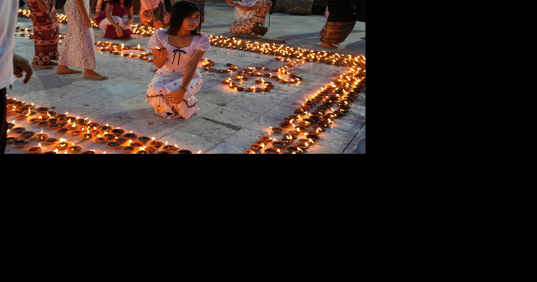 APTOPIX Myanmar Fullmoon Day