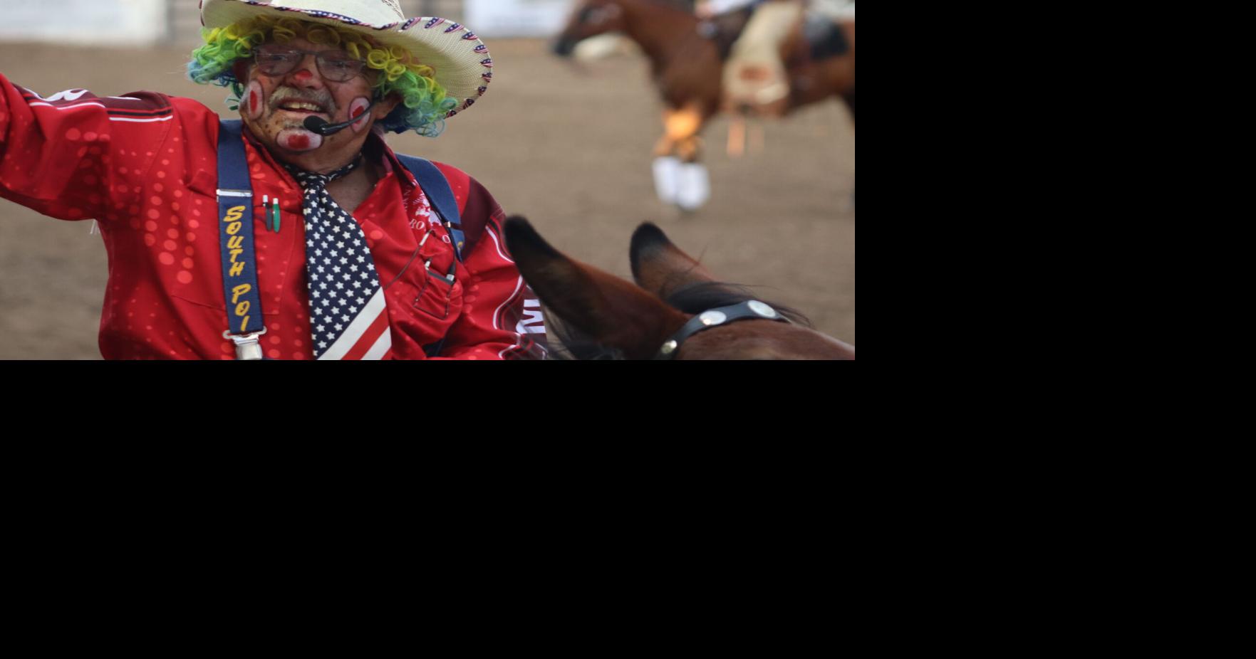 Barrelman Randee Munns enjoys last year with Golden Spike Rodeo | News ...