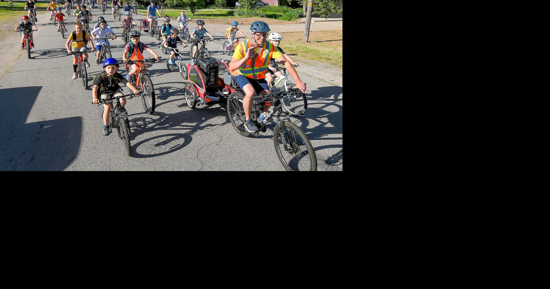Cedar Ridge Elementary 'bike bus' makes its last trip of the school ...