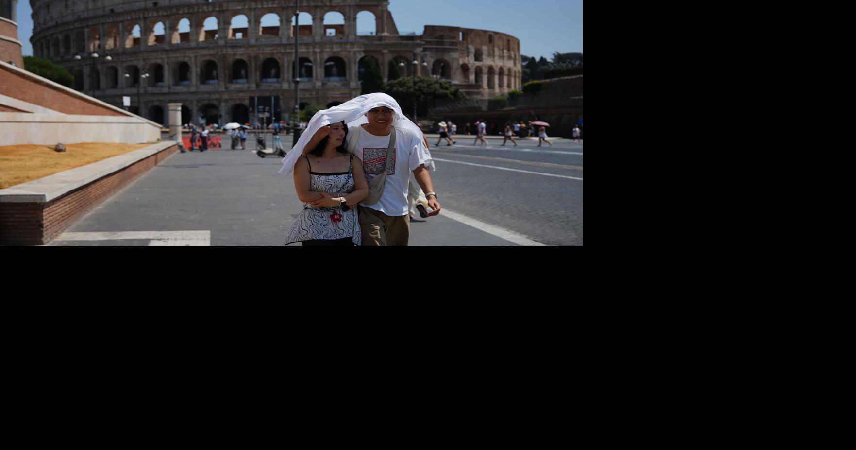 APTOPIX Italy Extreme Weather Heat