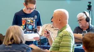 Providence students talk to astronaut on the ISS via radio