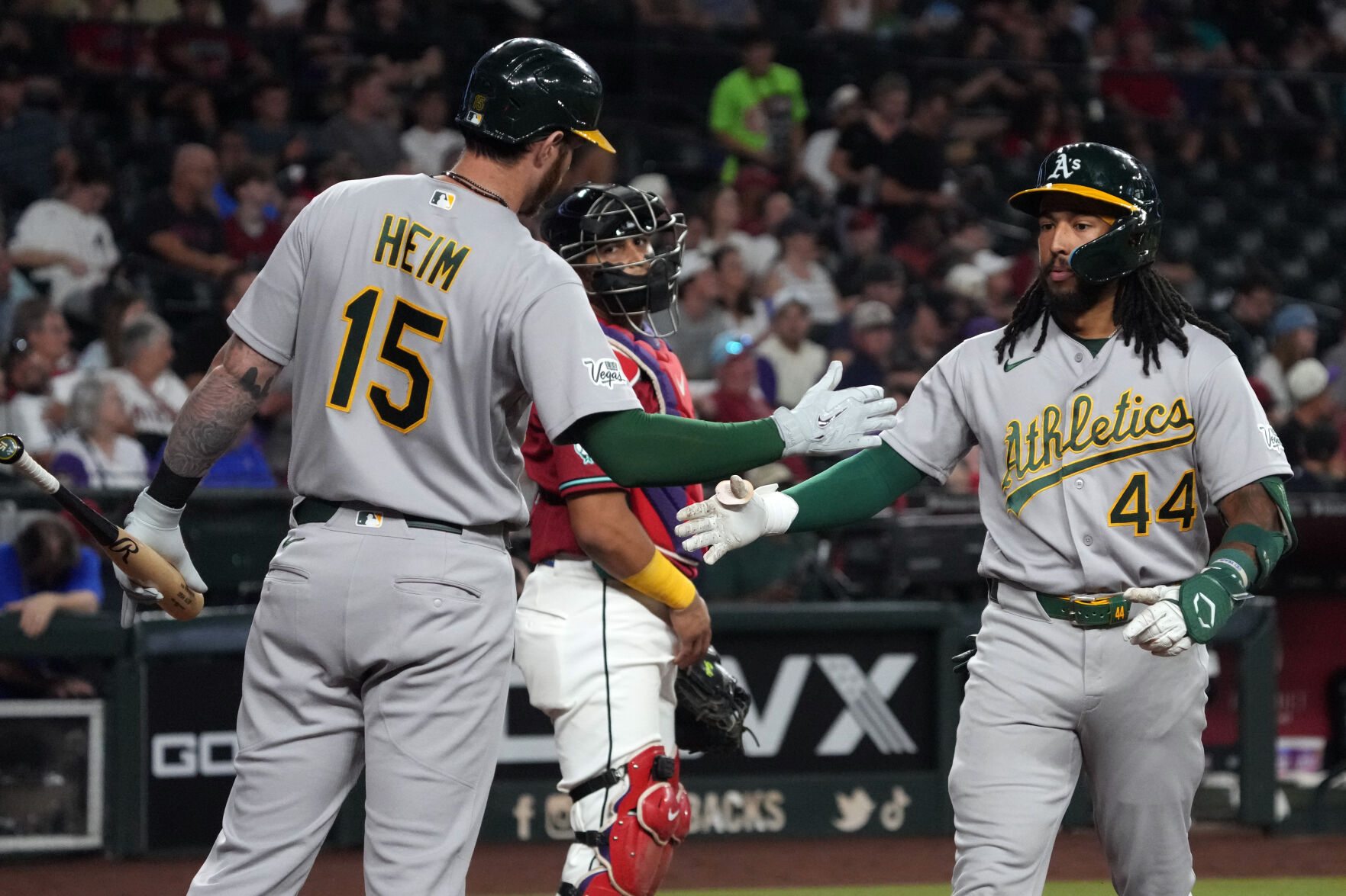CORRECTION Athletics Diamondbacks Baseball | National Sports