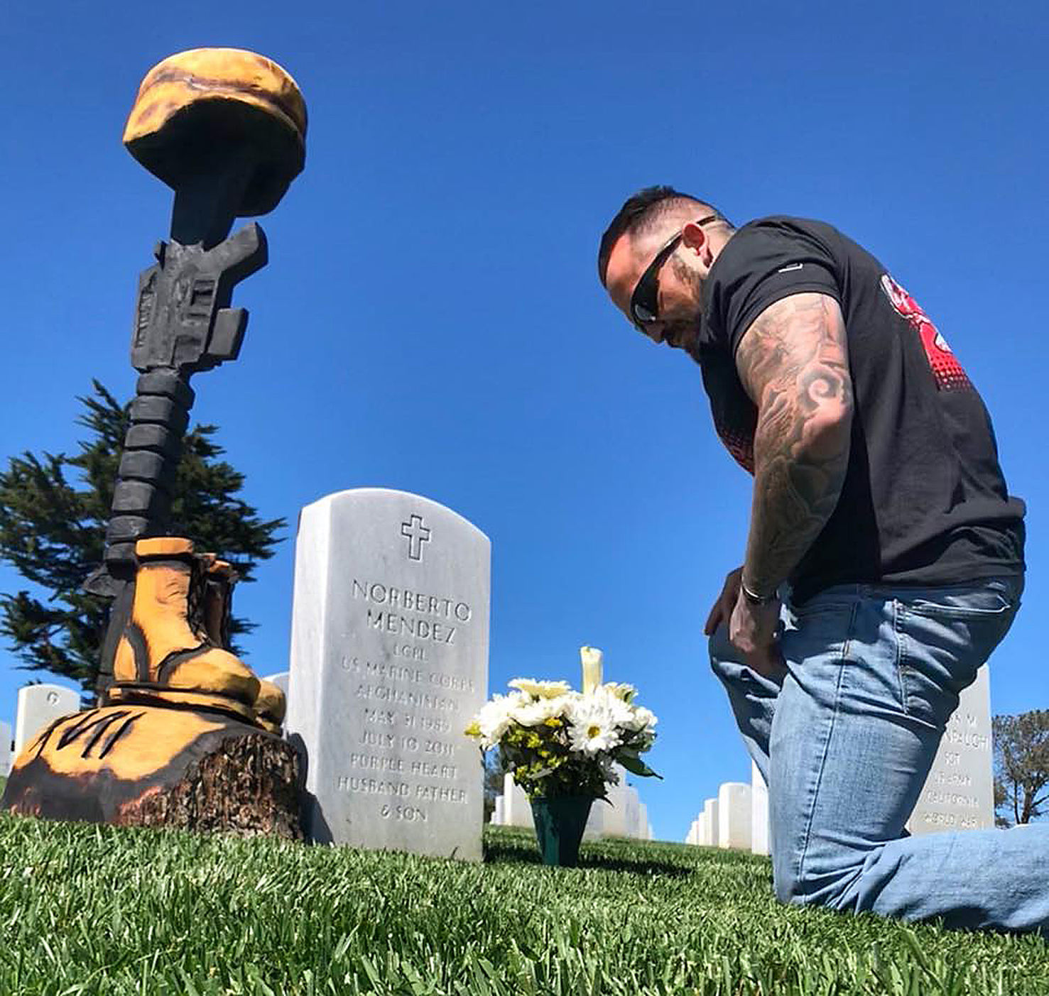 Oklahoma Marine visits family of fallen comrade in Logan Allaccess hjnews pic