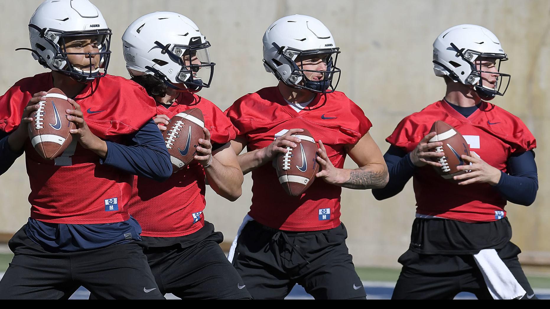 Pleasant Weather Greets Aggies On Day 1 Of Spring Camp Usu