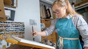 Hyde Park watercolor artist receives first place on international stage