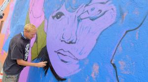 Painting past, present and future: Center street mural commemorates America's 250