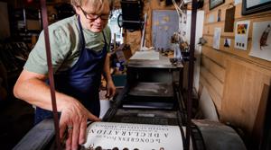 Solemnly published: Provo printmaker recreates historically-accurate founding document