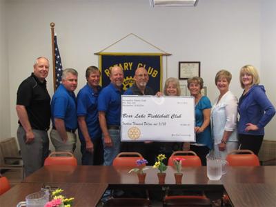 Bbear Lake Pickleball Club donation
