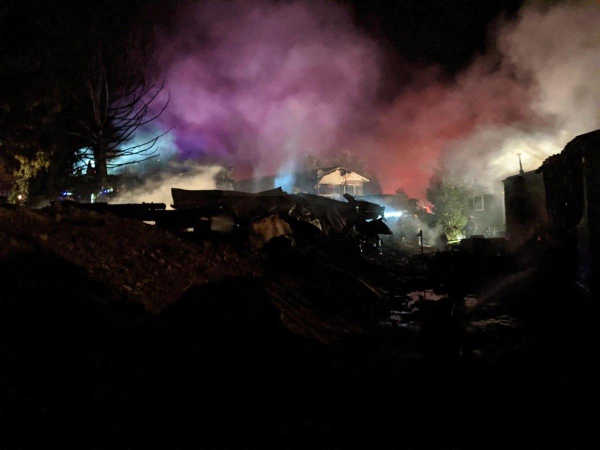 Garden City Fire destroys three mobile homes Accidents & Disaster