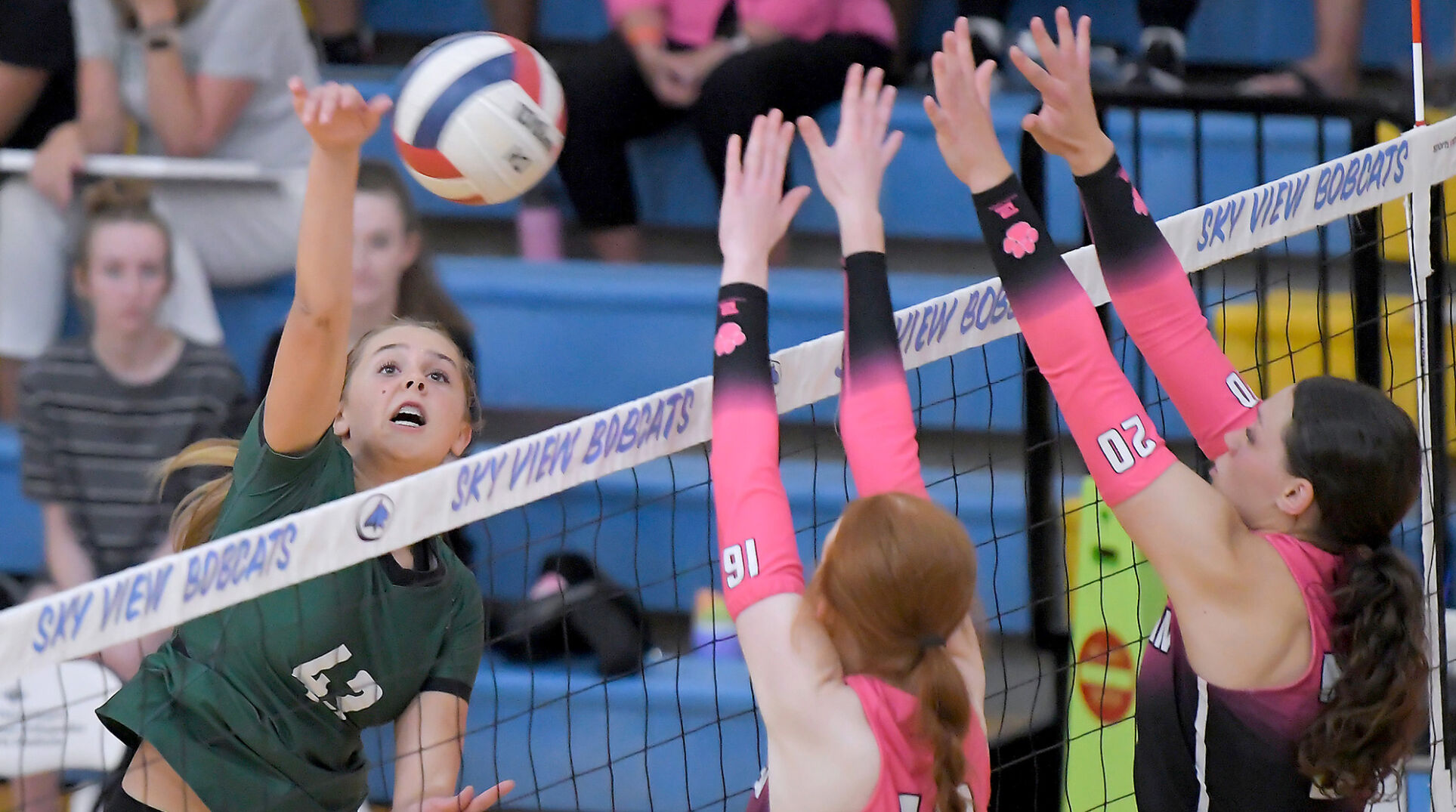 Prep volleyball Bobcats sweep Wolves, alone in first School Sports hjnews