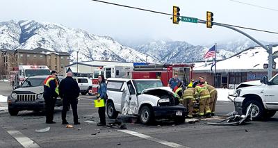 logan north crash hjnews afternoon crews respond 2200 multi vehicle monday street main