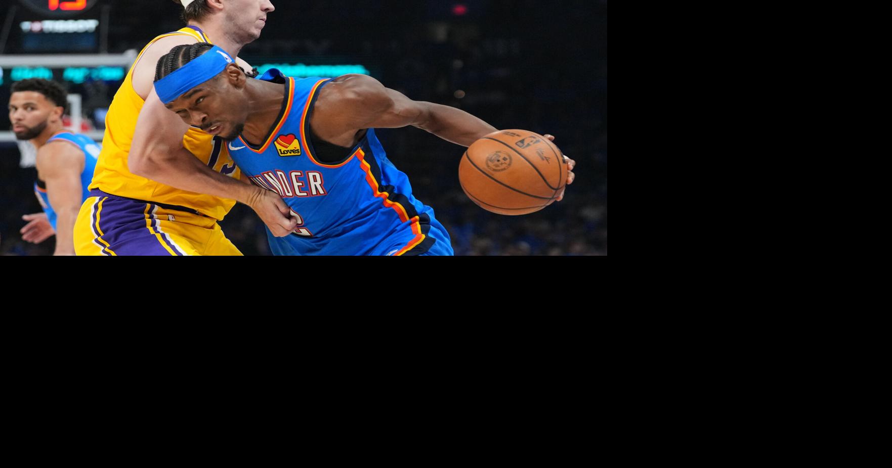 APTOPIX Lakers Thunder Basketball