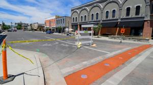Bollards installed on Center Street in three day construction project