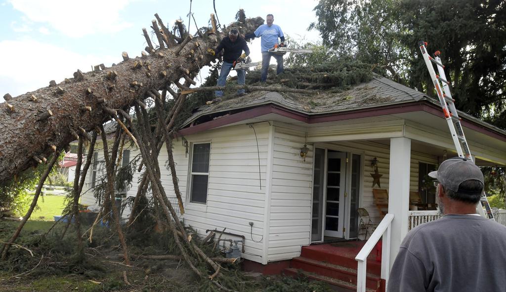 Photo Gallery Wind Damage Multimedia Hjnews Com
