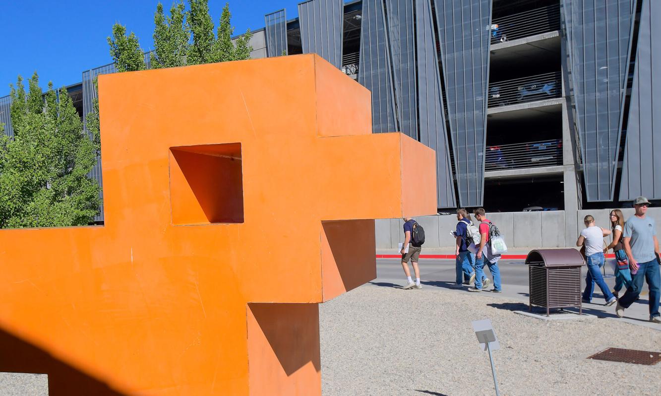 The Herald Journal - Screen to sculpture: NEHMA unveils pixelated statues at USU