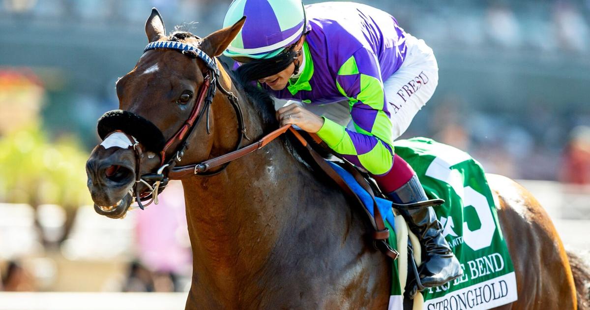 Santa Anita Horse Racing: Stronghold And Antonio Fresu Clash In High-Stakes Triple Bend Take