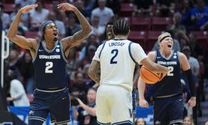 USU men’s basketball: Aggies finish strong to advance in Big Dance