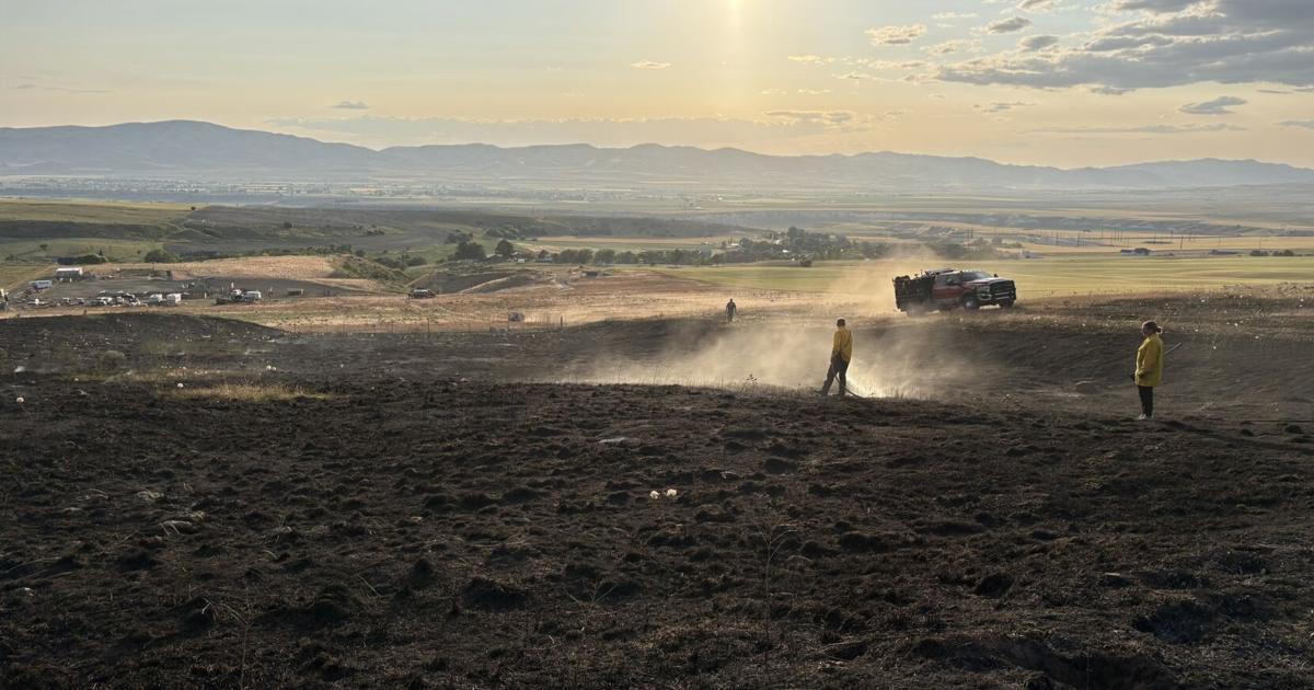 Collins Fire UPDATE: Collinston fire contained; no structures damaged | Local News ...