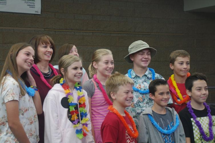 Face to face Top state education official visits Harris Intermediate School as part of