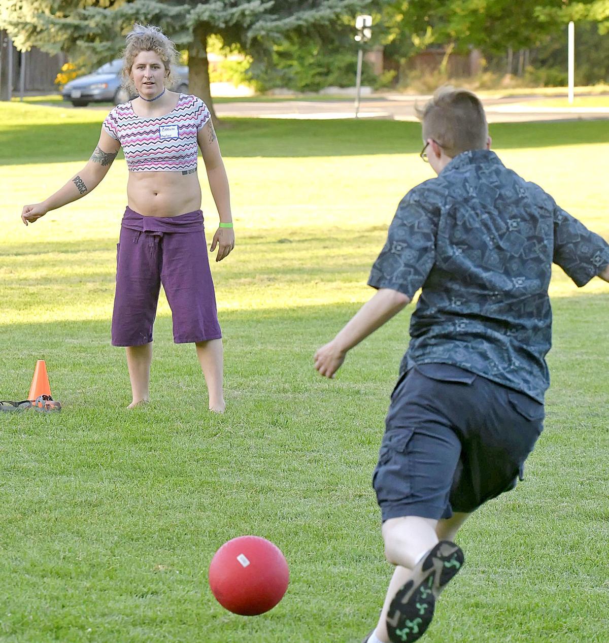 Let's play kickball! LGBTQ+ community and allies foster inclusiveness