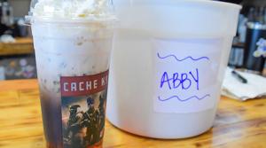 Victim of car accident deflects attention; praises Cache Coffee