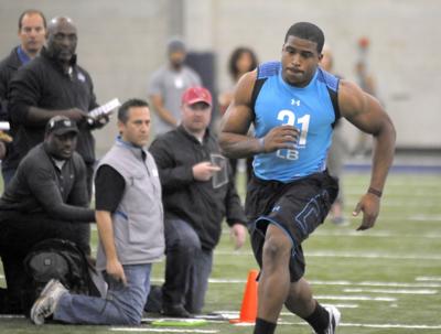 South Dakota State Pro Day: Pierre Strong continues to turn heads