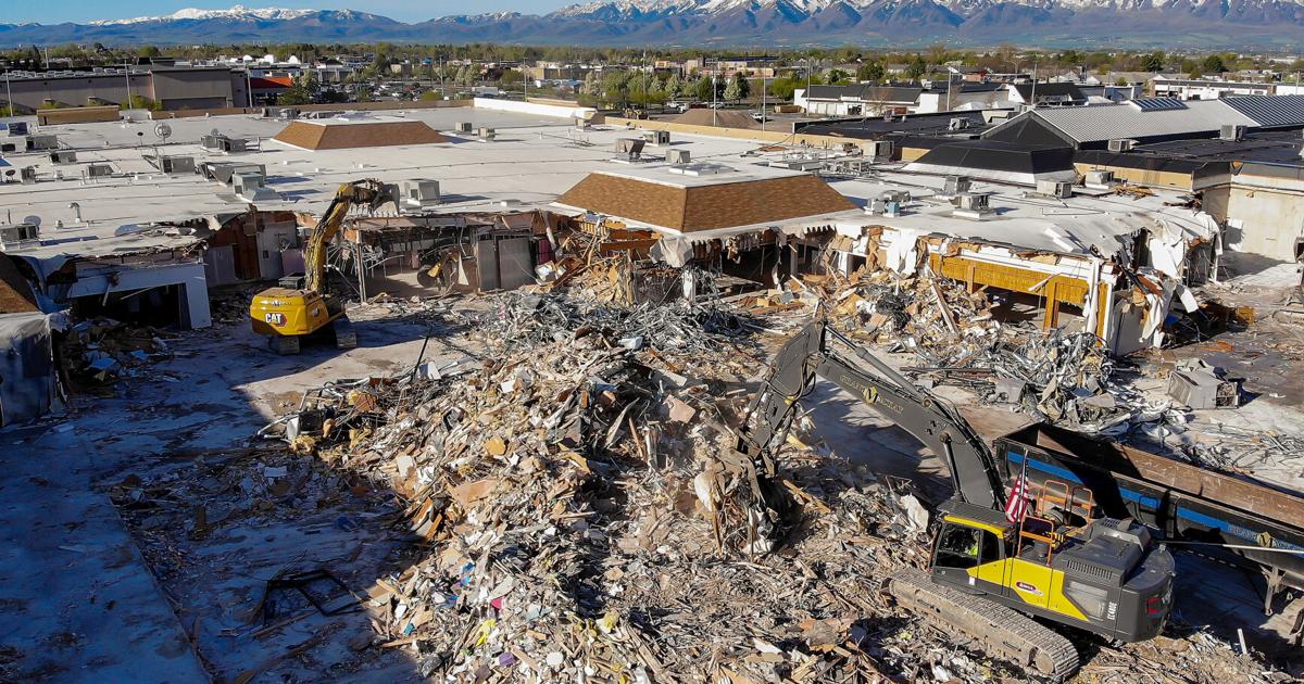 Demolition of Cache Valley Mall begins, will last several months ...