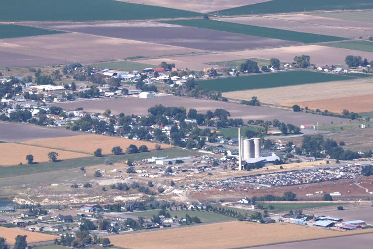 Wellsville Mountains provide bird's eye view of Bear River Valley
