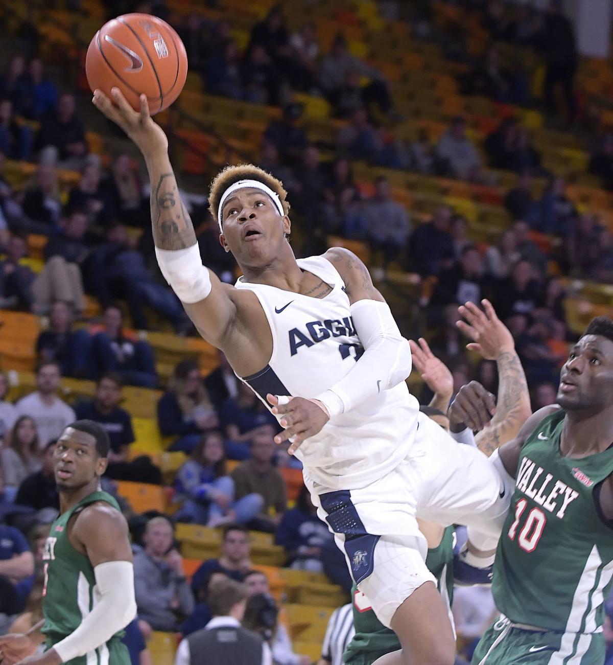 Aggies Lead From Start Blow Out Mvsu Usu Sports Hjnews Com