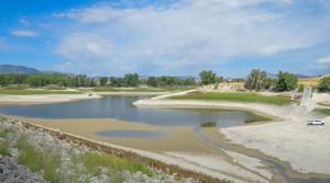 Newton Reservoir nearly empty, dry conditions strain farmers