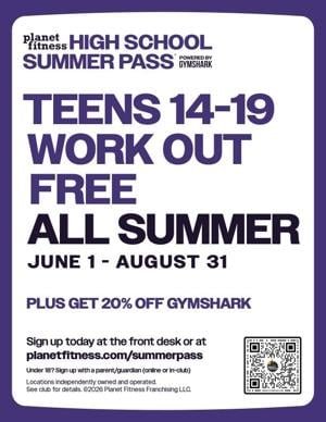 Local Planet Fitness confirms free summer program for high schoolers