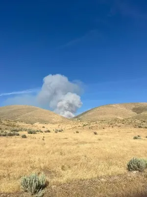 Johnson Canyon fire grows to 1,600 acres near Portage