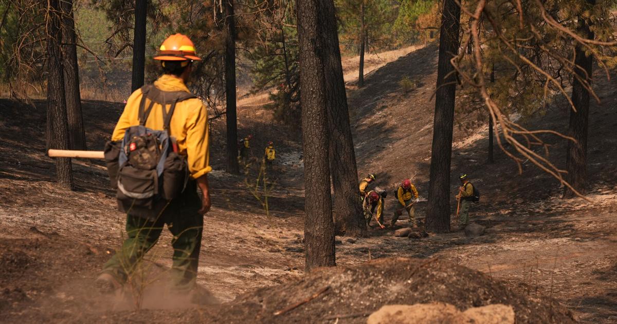 CORRECTION Western Wildfires