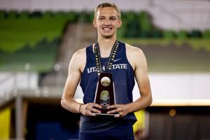 USU track & field: Hammer is the national runner-up in pole vault