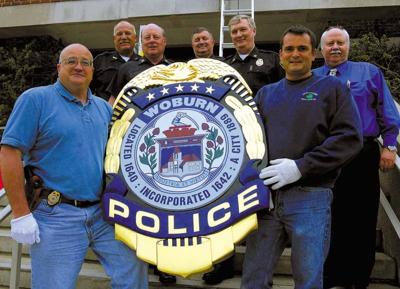 woburn police homenewshere badge replica artist