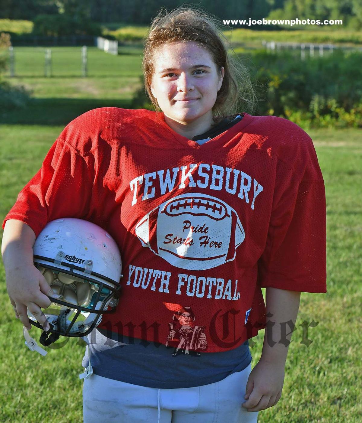 Tewksbury Youth Football Player Lexi St Cyr Girls Don T Play